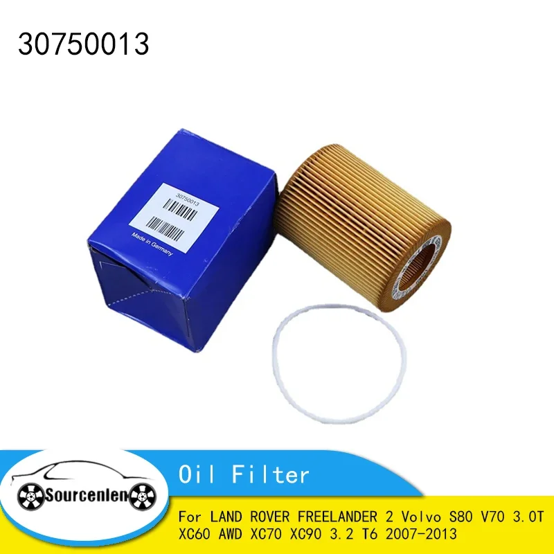 Oil Filter for LAND ROVER FREELANDER 2 Volvo S80 V70 3.0T XC60 AWD XC70 XC90 3.2 T6 30750013 2007 2008 2009 2010 2011 2012 2013