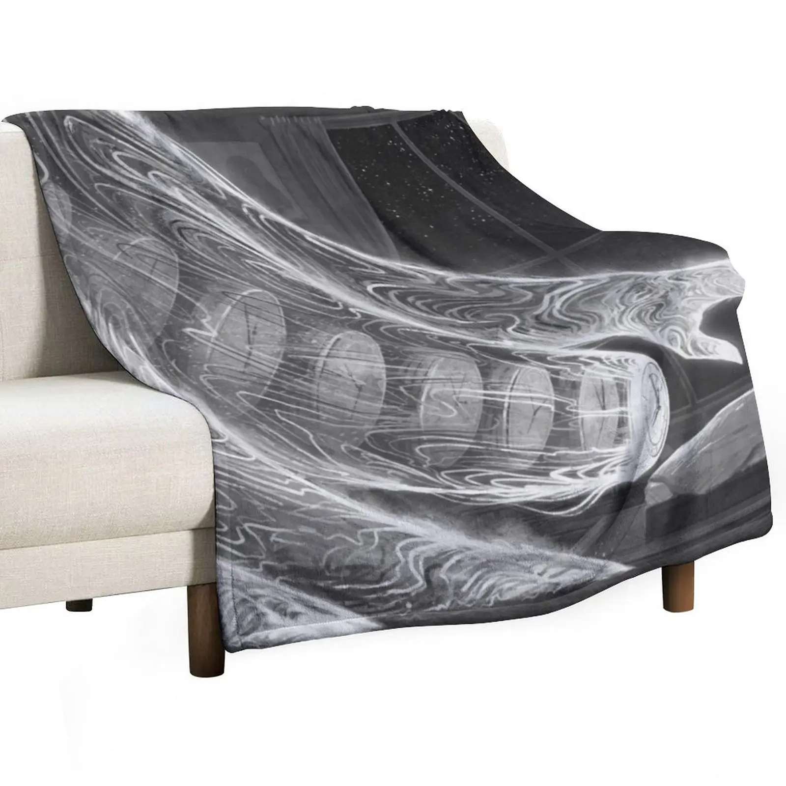 Tempus, The Time Eater Throw Blanket Nap Flannel Softest manga Blankets