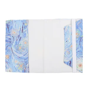 Schutzbuchbuch, handgemachte Lehrbuchschutz, Cover (A5) 12 Hauptverkaufsbuch Cover in Fabric - №1