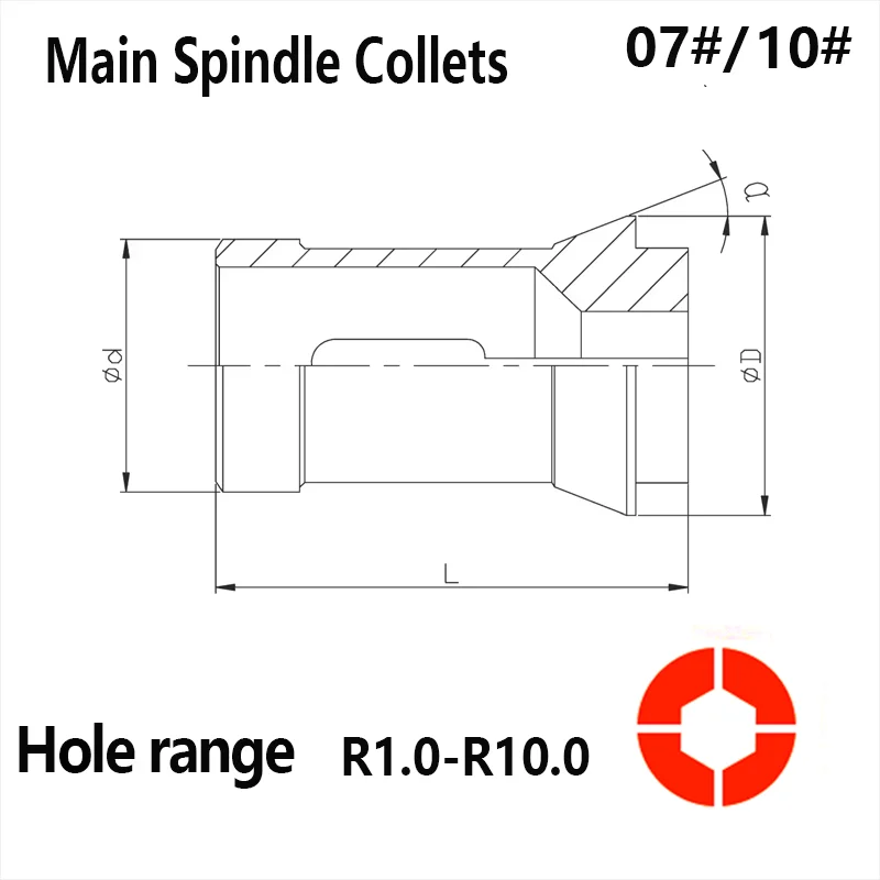 Stuka Carbide 07# Hexagon Hole Collet full range