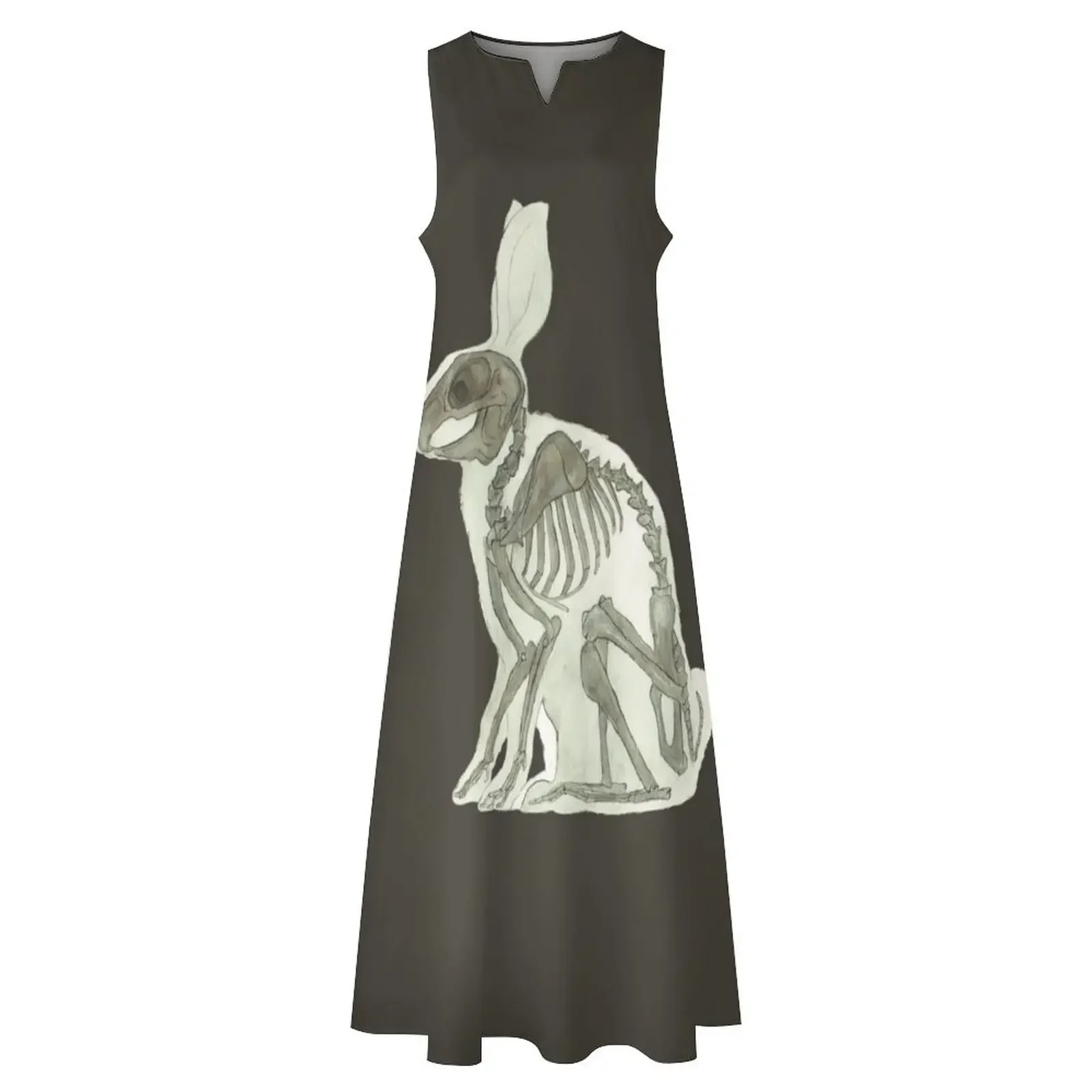 Rabbit Skeleton: Easter Gift Bunny Anatomy Long Dress women's dresses luxury prom dress 2025 womans clothing Dress