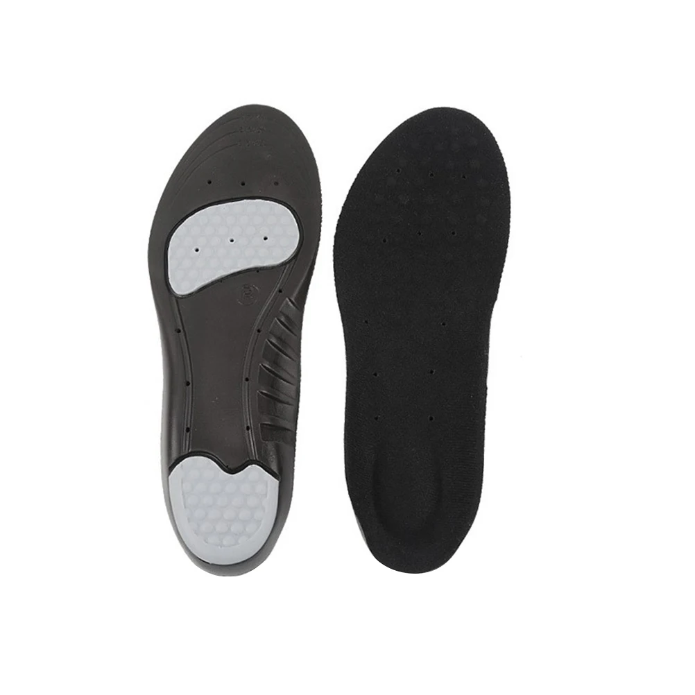 

Sports Insoles Running Breathable Foot Care Deodorant Black Cushions Pads Shoe Supports Control Practical Long