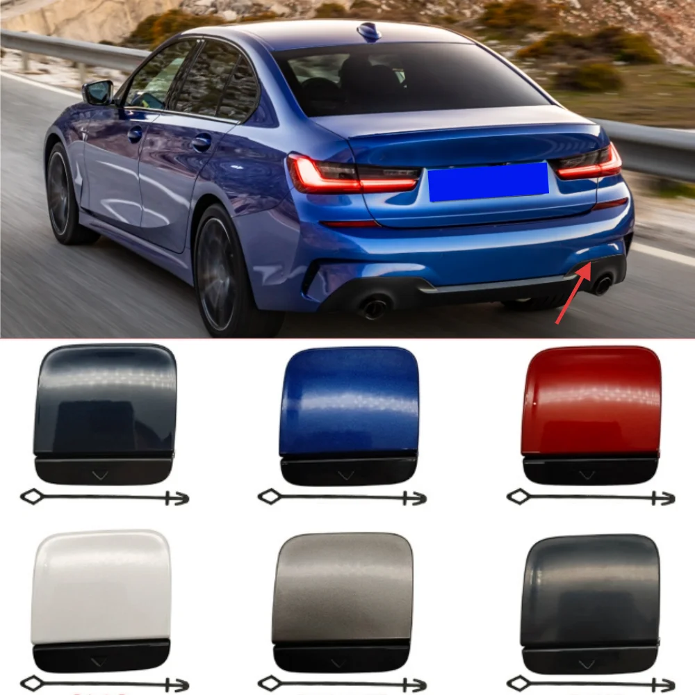 

For BMW 3 Series G20 G28 M Sport 2020-2022 Car Rear Bumper Trailer Cover OE: 51129448791