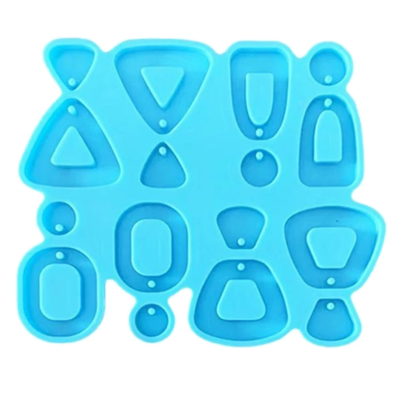 Silicone Flower Keychain Molds Diy Pendants Geometric Earrings Collection Molds Drop Shipping