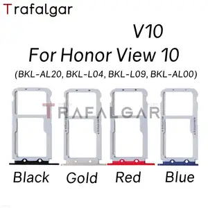 Bilashmart SIM Card Trays Honor View 10 V10 SIM Slot Holder Socket Adapter Replacement BKL L09 BKL L04 BKL AL00 BKL AL20