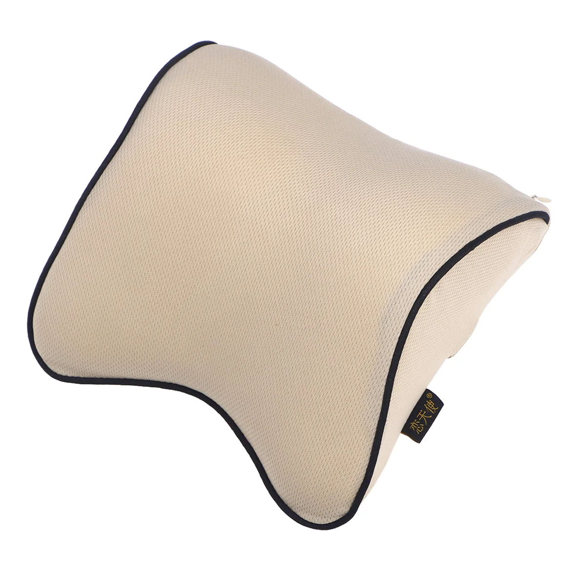 

Car Headrest Foam Pillow Comfortable Neck Support Rest Car Neck Break Cushion Beige Universal Fit High Quality
