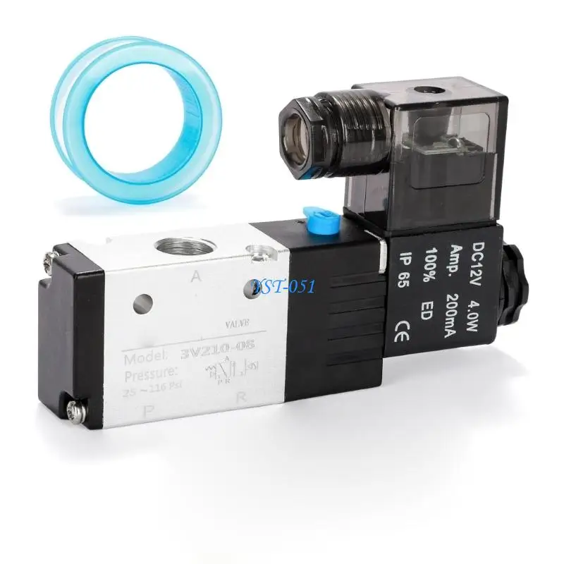 

E15A 2 Way 3 Port Solenoid Valves 12V Precisions Air Control For Automation Equipment Pneumatic Systems