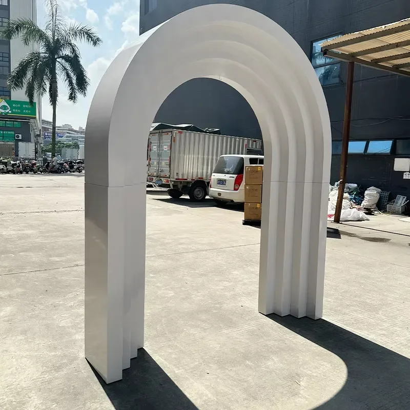 Wedding Arch Metal Frame Factory Direct Customizable Garden Ceremony Backdrop Outdoor