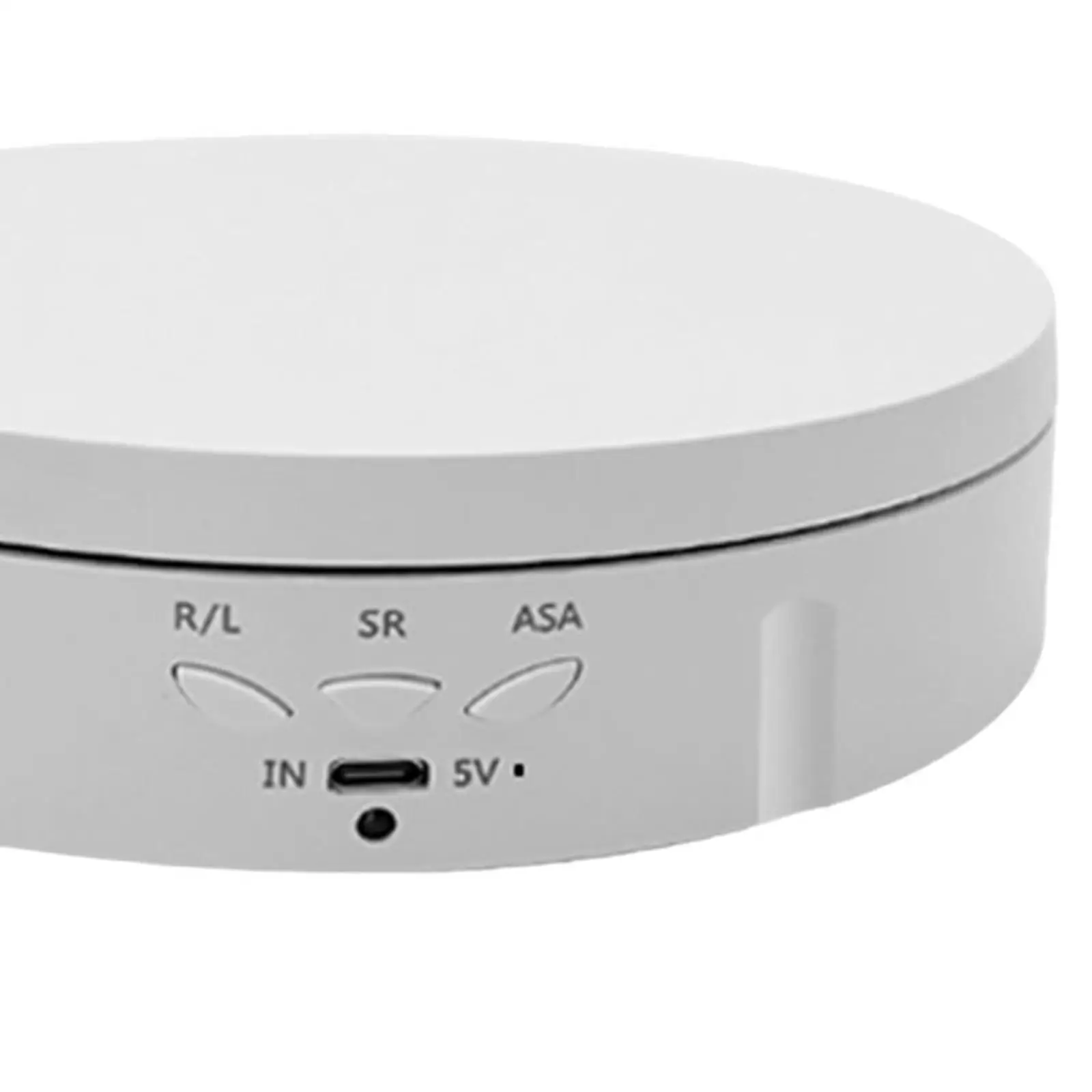 360 Degree Rotating Display Turntable with Remote Control Speed Adjustable Mirror Stand for Jewelry Watch Photo Shoot