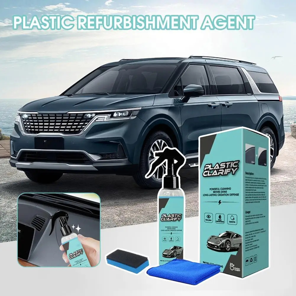 

200 мл 1 комплект, средство для восстановления автомобильного пластика, яркий кристаллический агент, средство для очистки старения салона шин, кожаных сидений, специальное средство