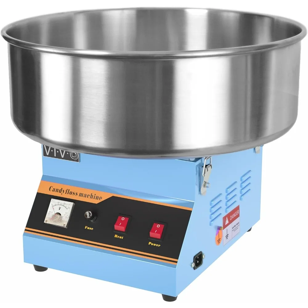 Blue 1030W Electric Commercial Cotton Candy Machine, Candy Floss Maker CANDY-V001B