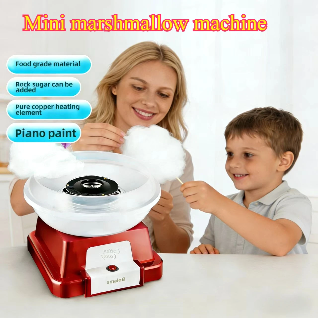 

Household Children's Mini Marshmallow Machine DIY Handmade Marshmallow Automatic Holiday Creative Gift Dessert Tool