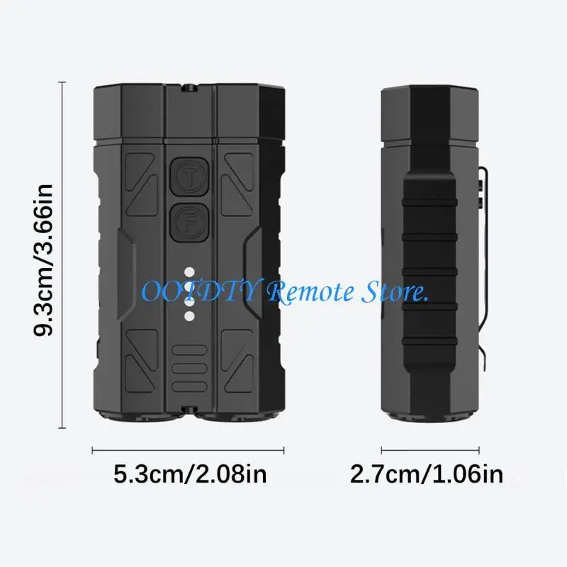 

Flashlight Adjustable 4 Light Mode Built In Mount Long Runtime Portable Outdoor Equipment