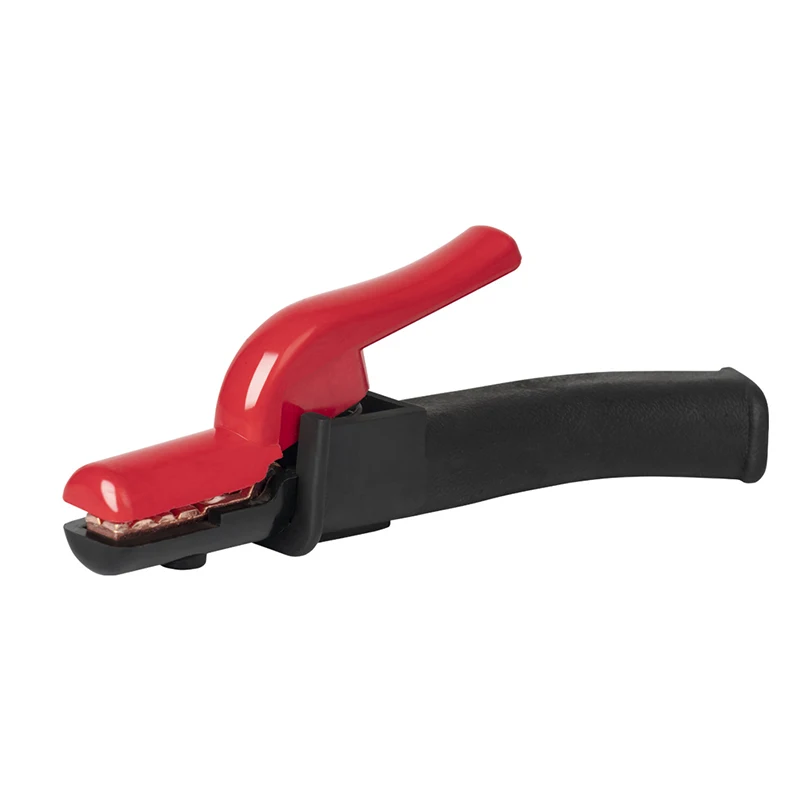 800AMP Welding Electrode Holder Clamp with Soft Ergonomic Handle, Heavy Duty Copper Electrode Holder for Arc MMA Welder