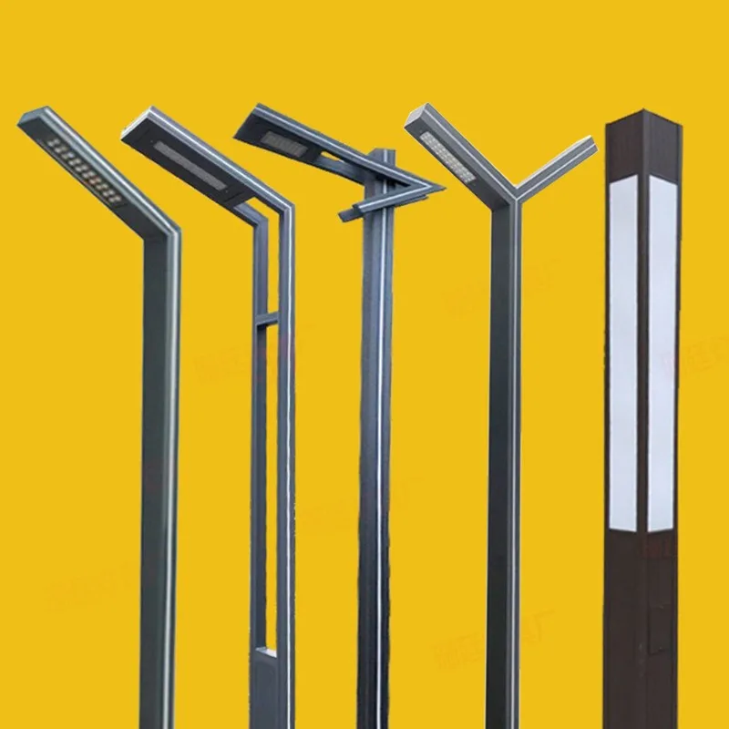 Aluminum profile garden light City electricity 3 meters Outdoor park 3.5 meters 7-character landscape Simple solar community