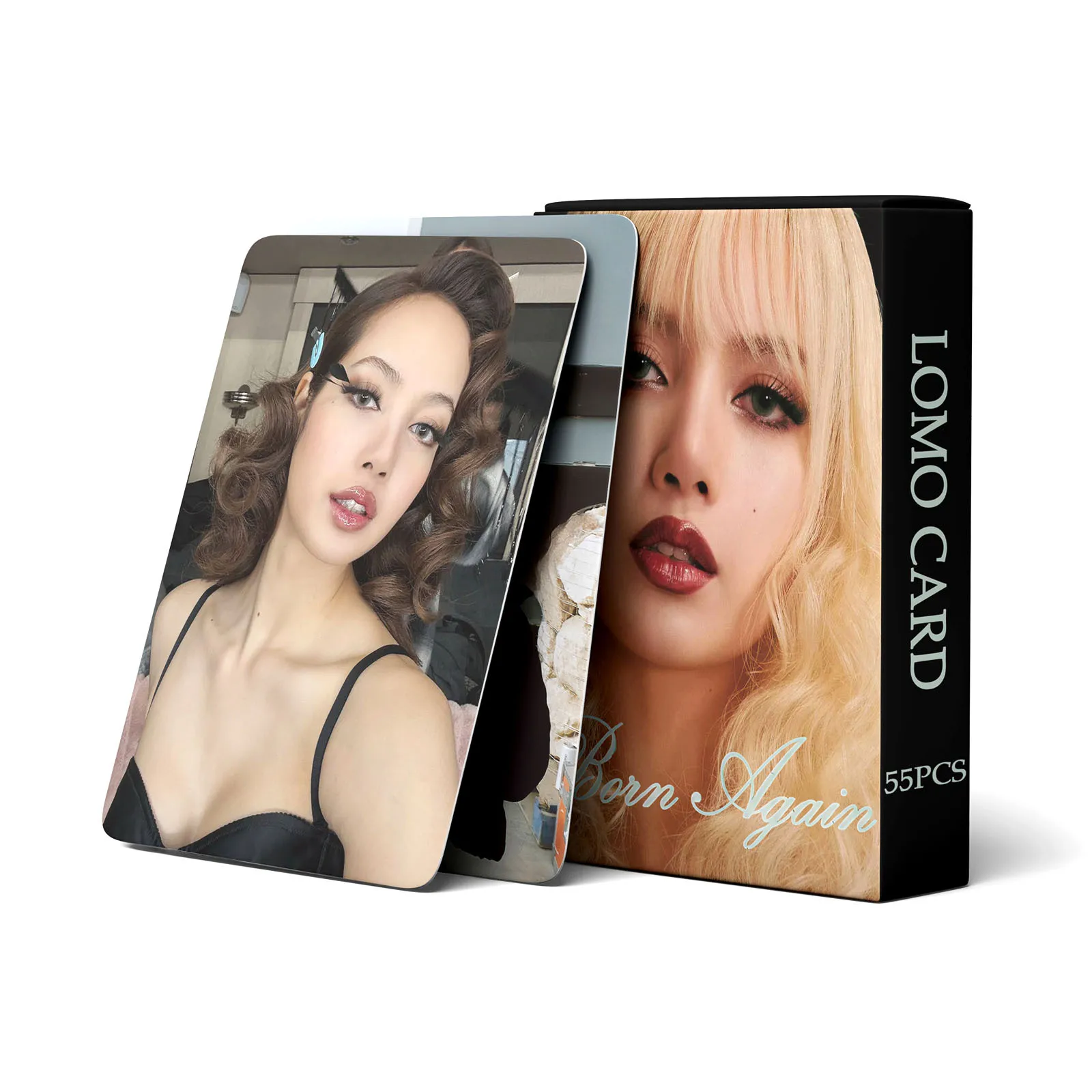 

55 Pcs in Stock LISA BORN AGAIN ALTER EGO Celebrity Fan Collection Card Album Card Postcard Photo Card Lomo Card Gift