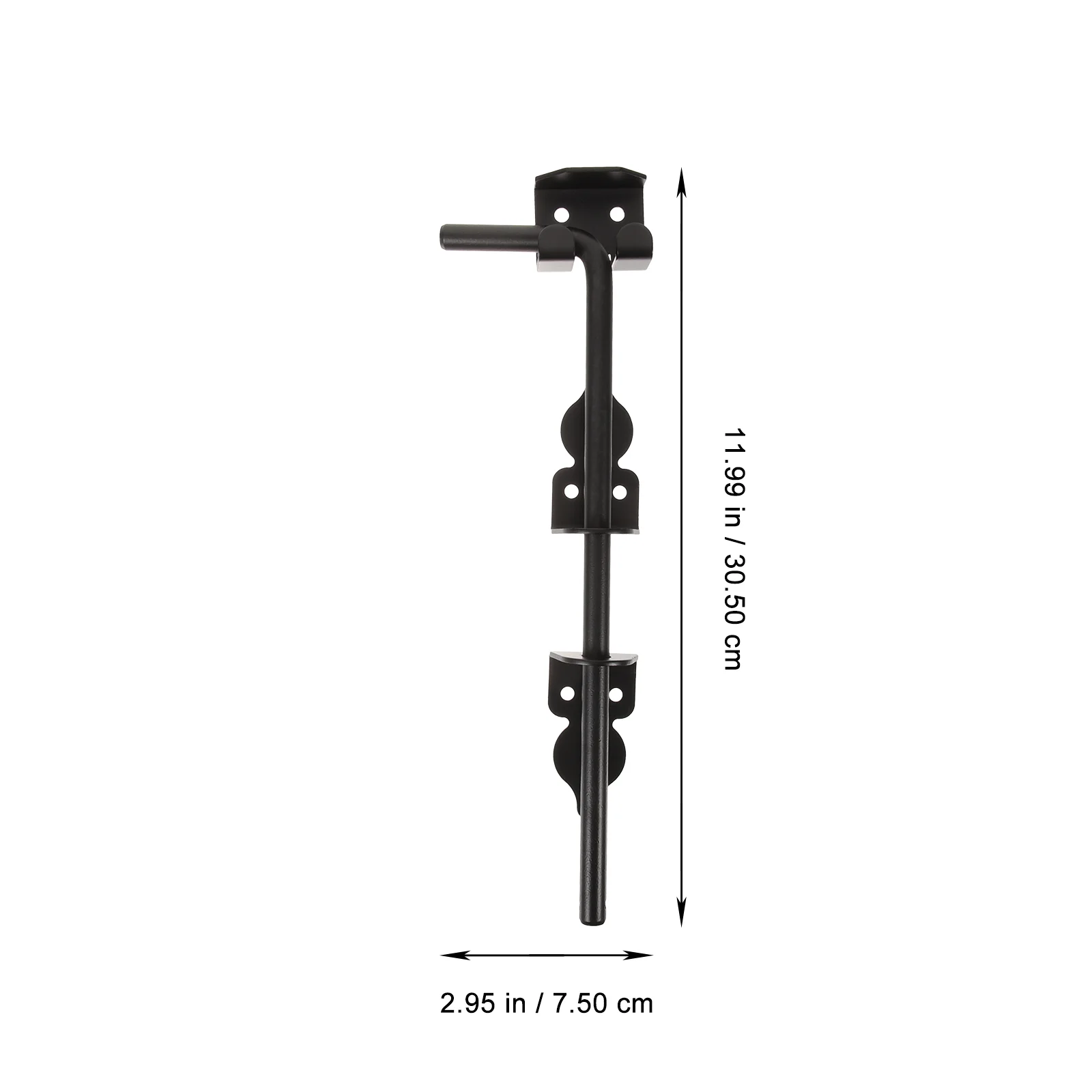 Floor Deadbolt Door Latch Fence Gate Drop Rod Barn Locks and Latches for Top of Hardware Slide Solid French