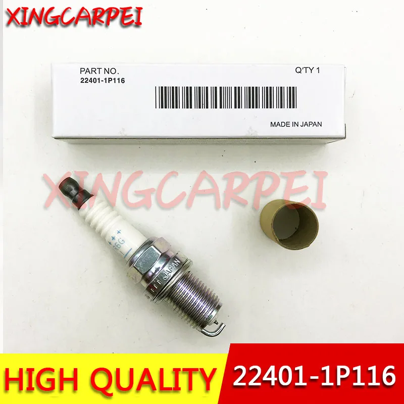 4-6 piezas PFR6G11 22401-1P116 Bujía de iridio para Nissan Cefiro Maxima, Honda NSX, Lexus, Opel Frontera 224011P116