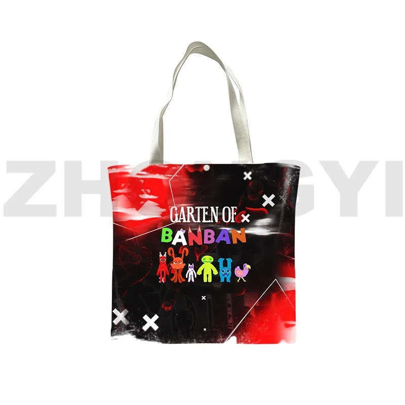 Hot Sale Garten of BanBan 2 Shoulder Bag Travel Bags for Women Handbags 3D Print Top Quality Japanese Anime Tote Bag Canvas Bags