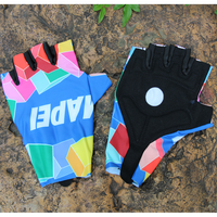 PRO AERO BIKE MAPEIful TEAM One Pair Half Finger Cycling Colorful Sports Gloves MTB Road Mountain Bicycle Gel Guantes Ciclismo