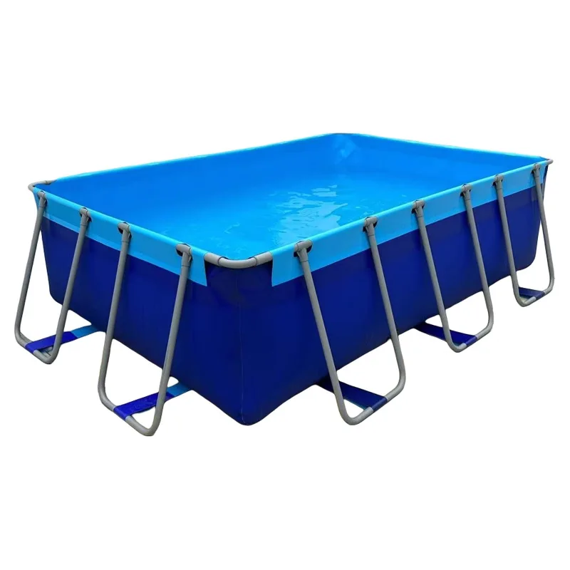 

Rectangular Inflatable Steel Frame Pool Above Ground Swimming Pool Garden Playground and Outdoor Pool