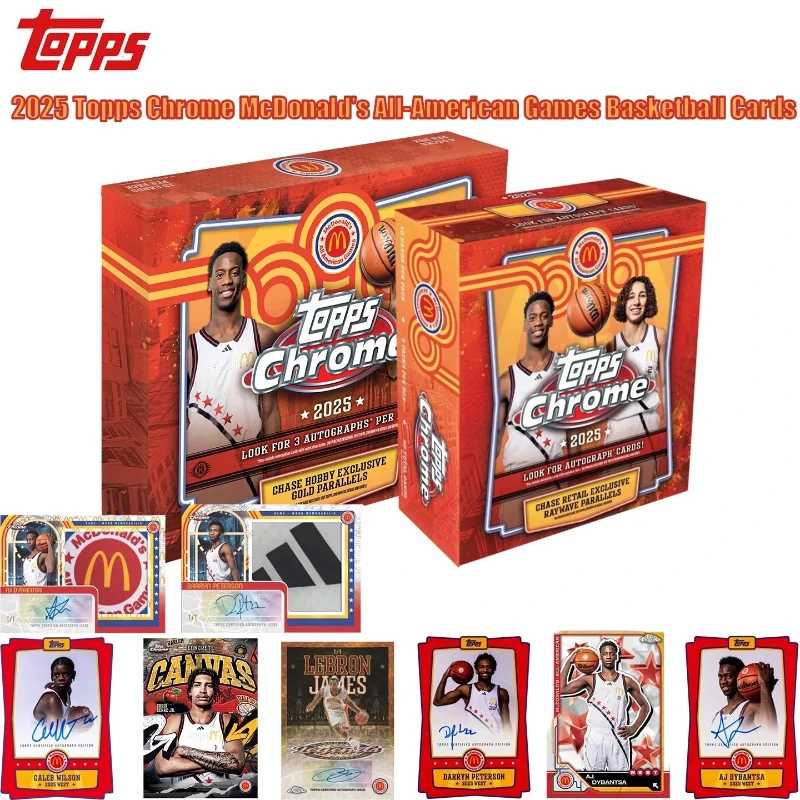 

Topps Chrome Genuine McDonald's All-American Game Basketball Trading Cards Elite Prospect Autograph Rare Basketball Collectibles