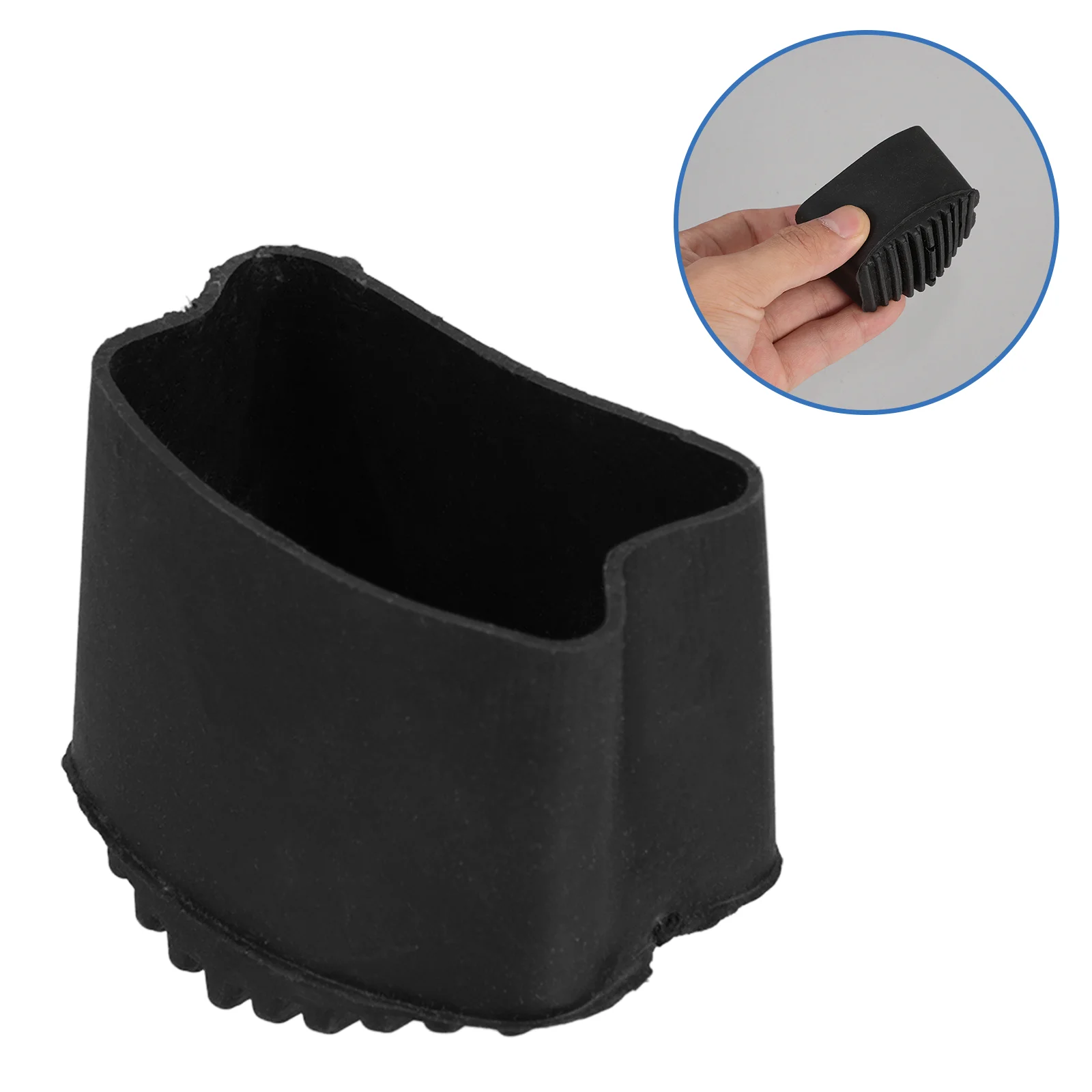 2 Pcs Folding Ladder Foot Covers Feet Rubber Pads Protective Ladders for Home Stabilizer Leg Caps