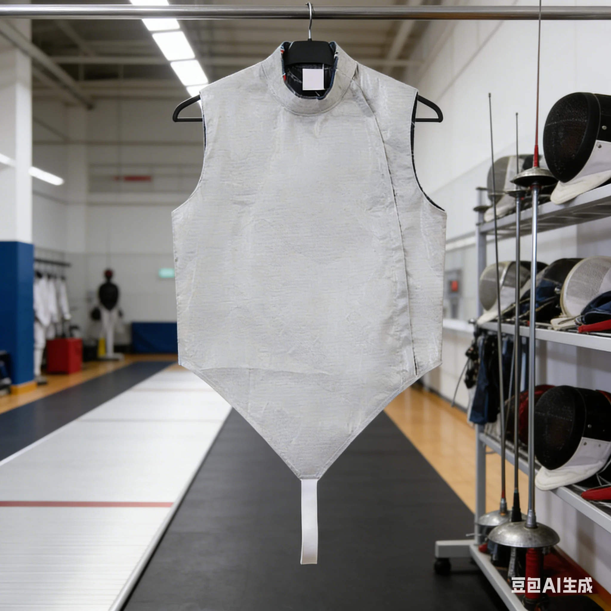 

1pc Fencing Vest 38#–60# Foil Fencing Lame Metal Conductive Jacket For Fencing Training Uniform Replace Accessories