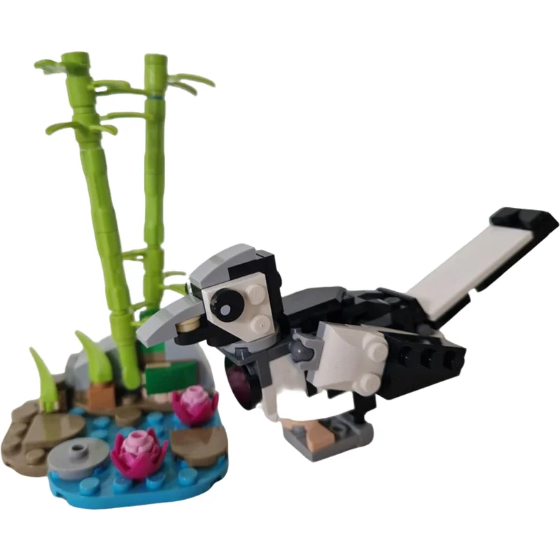 496pcs MOC Creator 3 1 Bald Eagle Model Building Blocks Architecture Christmas Gifts Creative Idea Education Brick Toys Birthday