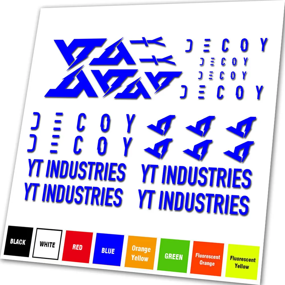 لاستبدال مجموعة إطارات الدراجة من الفينيل المخصص لـ YT Industries DECOY
