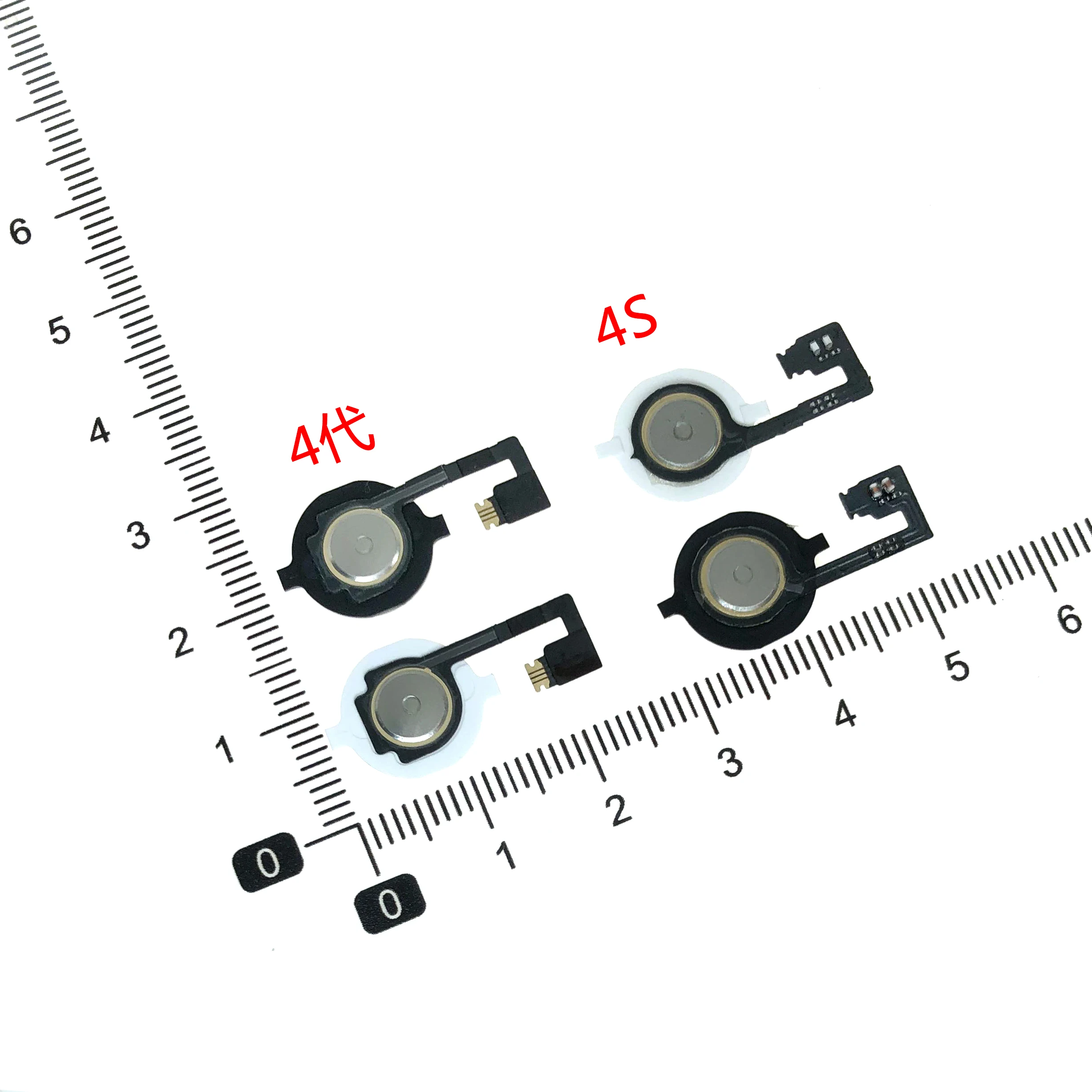 For iPhone 4 Home Button Assembly 4S 5 Button Ribbon 5C 5S Flex Cable Complete Replacement Parts high quality