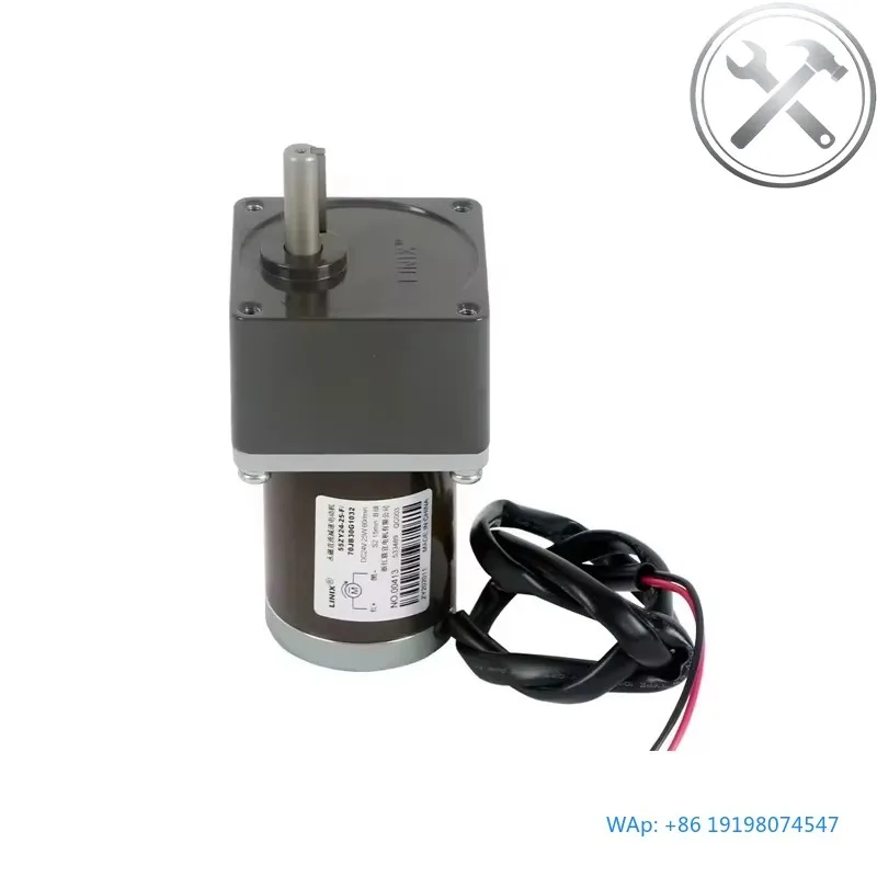 

Двигатель постоянного тока с постоянными магнитами и редуктором, 12В/24В/220В, 10~300Вт, с регулируемой скоростью вращения вперед/назад