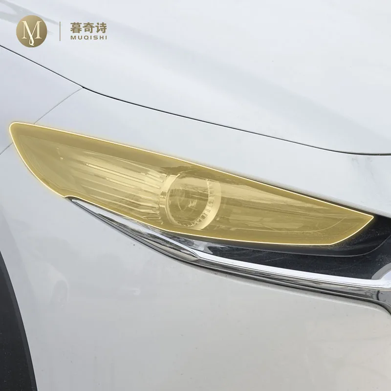 

MUQSHI предварительно режущая Автомобильная внешняя фара PPF прозрачная защитная пленка из ТПУ для Mazda пленка устойчивая к царапинам 2020-2024