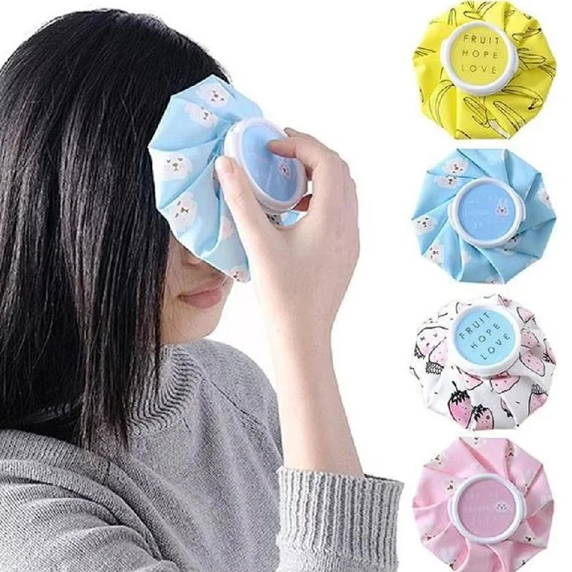 1 pcs Hot Water Bottle For Pain Relief And Cold Water For Fever Natural PVC Washable Water Bag Household Accessories O0M0