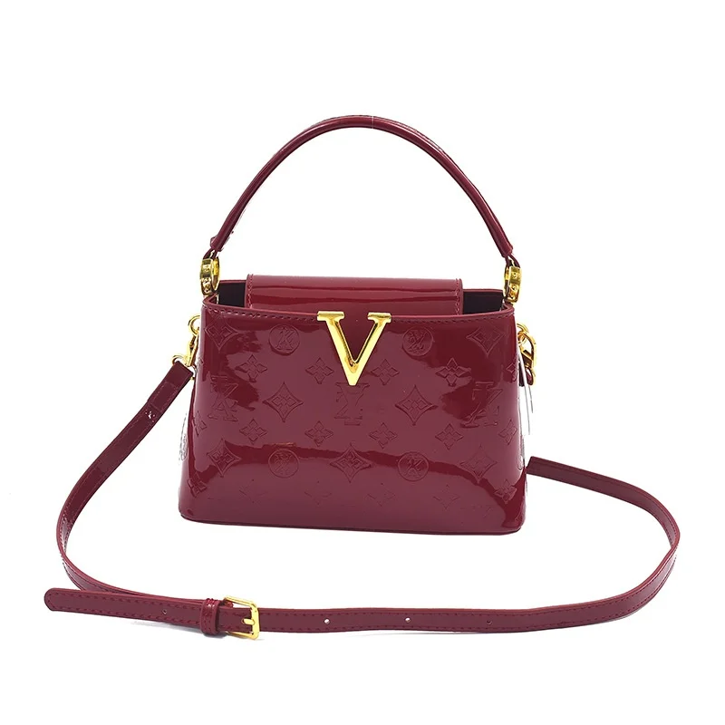 حقيبة يد عصرية للنساء - حقيبة يد جلدية ذات سعة كبيرة مع مقابض معززة وجيوب متعددة