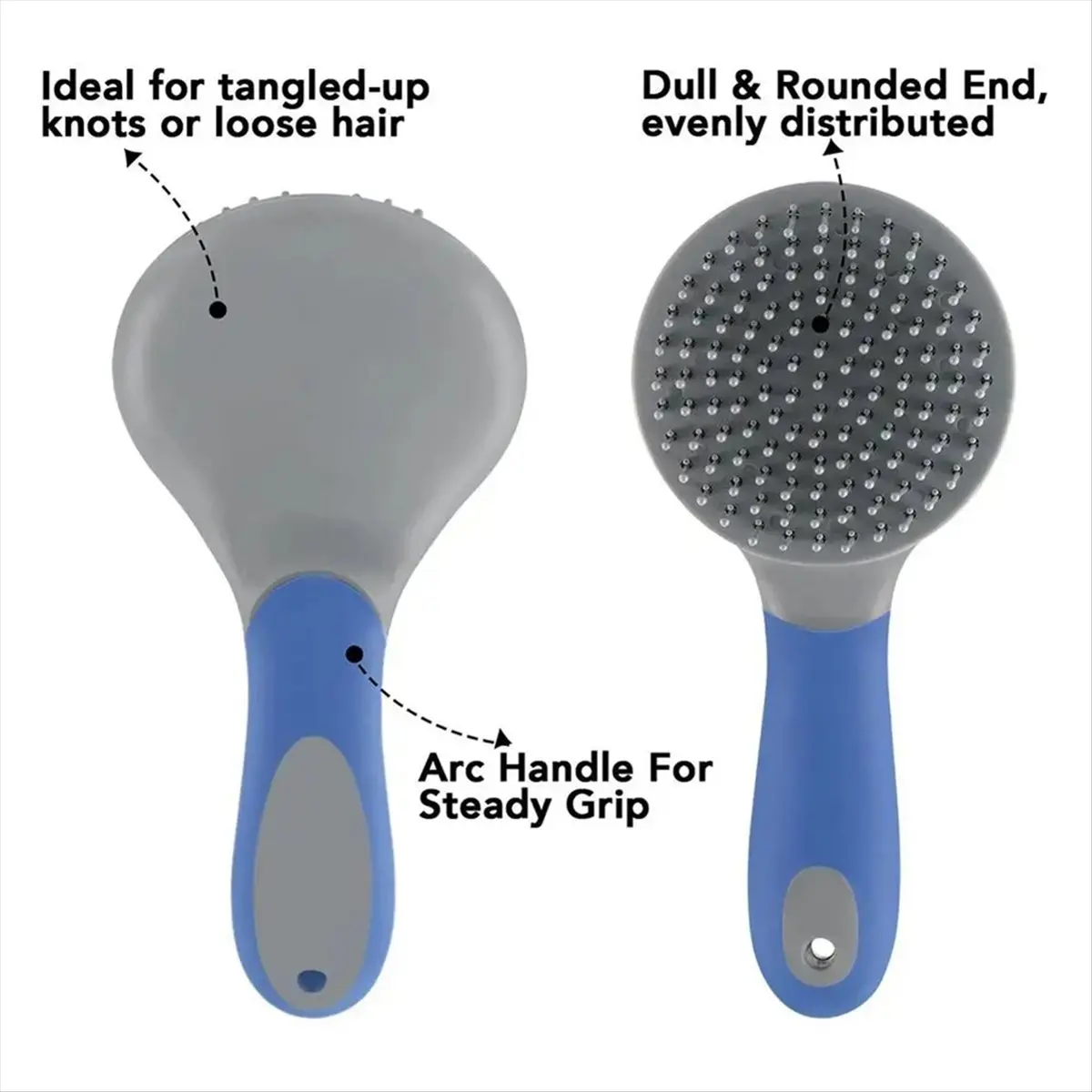 

A75K Mane Pulling Comb for Horses Professional Mane and Tail Brush with Humanized Handle Horse Grooming Brushes Mane Brush