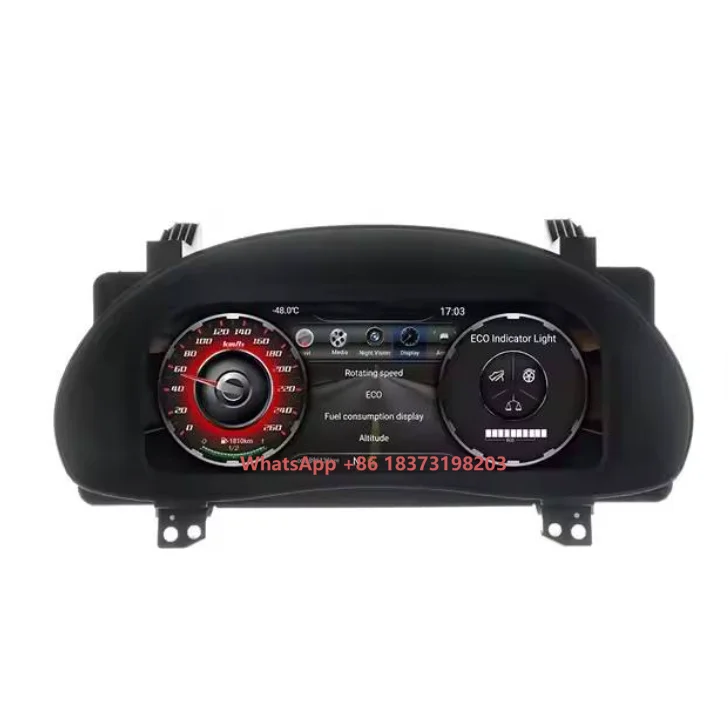 

12.3 Inch Digital Cluster for Corolla 2014-2017 Car LCD Dashboard Virtual Cockpit Instrument Speedometer Multifunctional