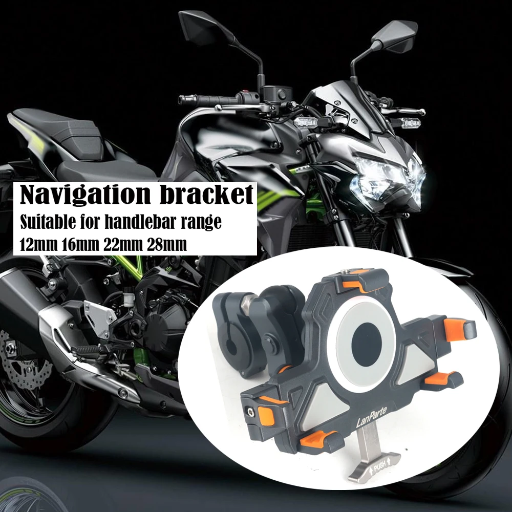 

New Universal Motorcycle Mobile Phone Stand Navigation Stand For Kawasaki Z 900 Z900 Z900 size12mm 16mm 22mm 28mm