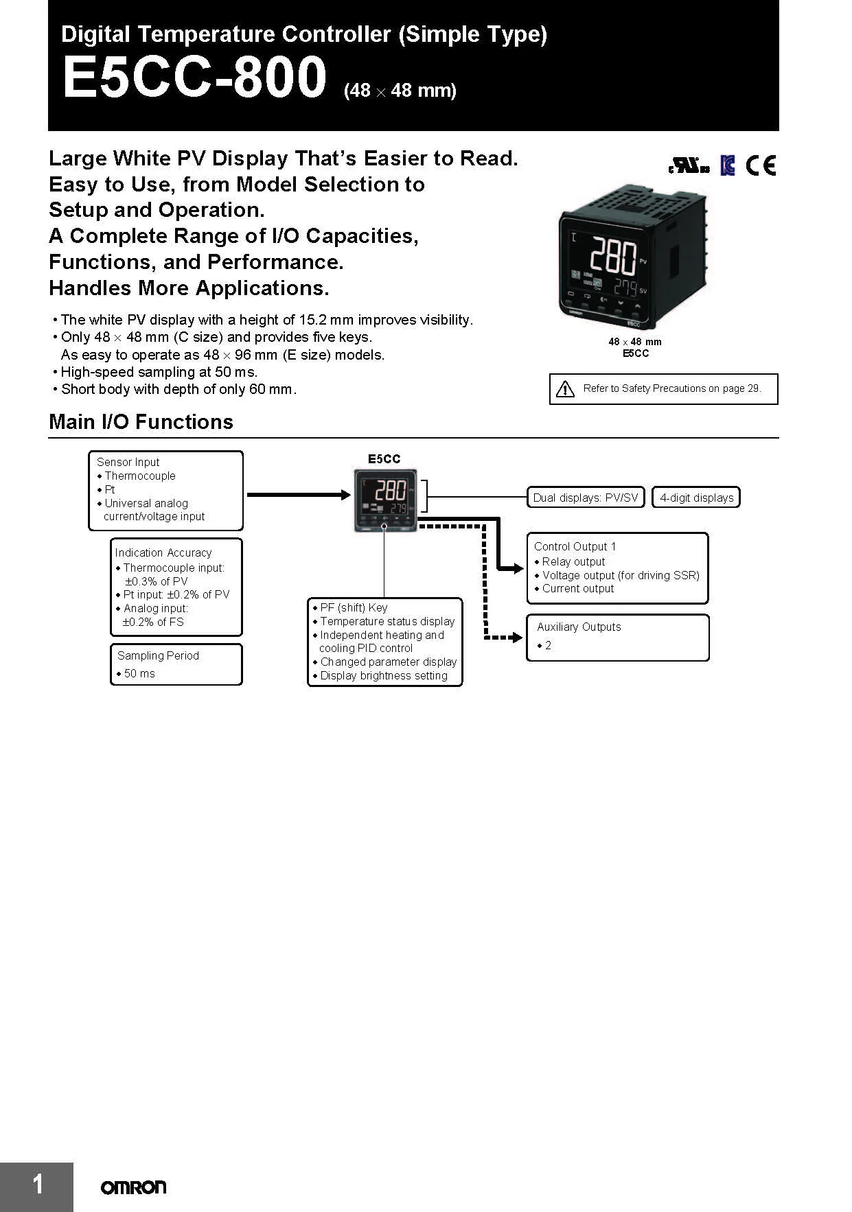 OMRON Authentic Original Thermostat Temperature Controller E5CC-QX2ASM-800 QX2DSM-802 QX2ABM QX2AUM CX2ASM CX2DSM New view 5