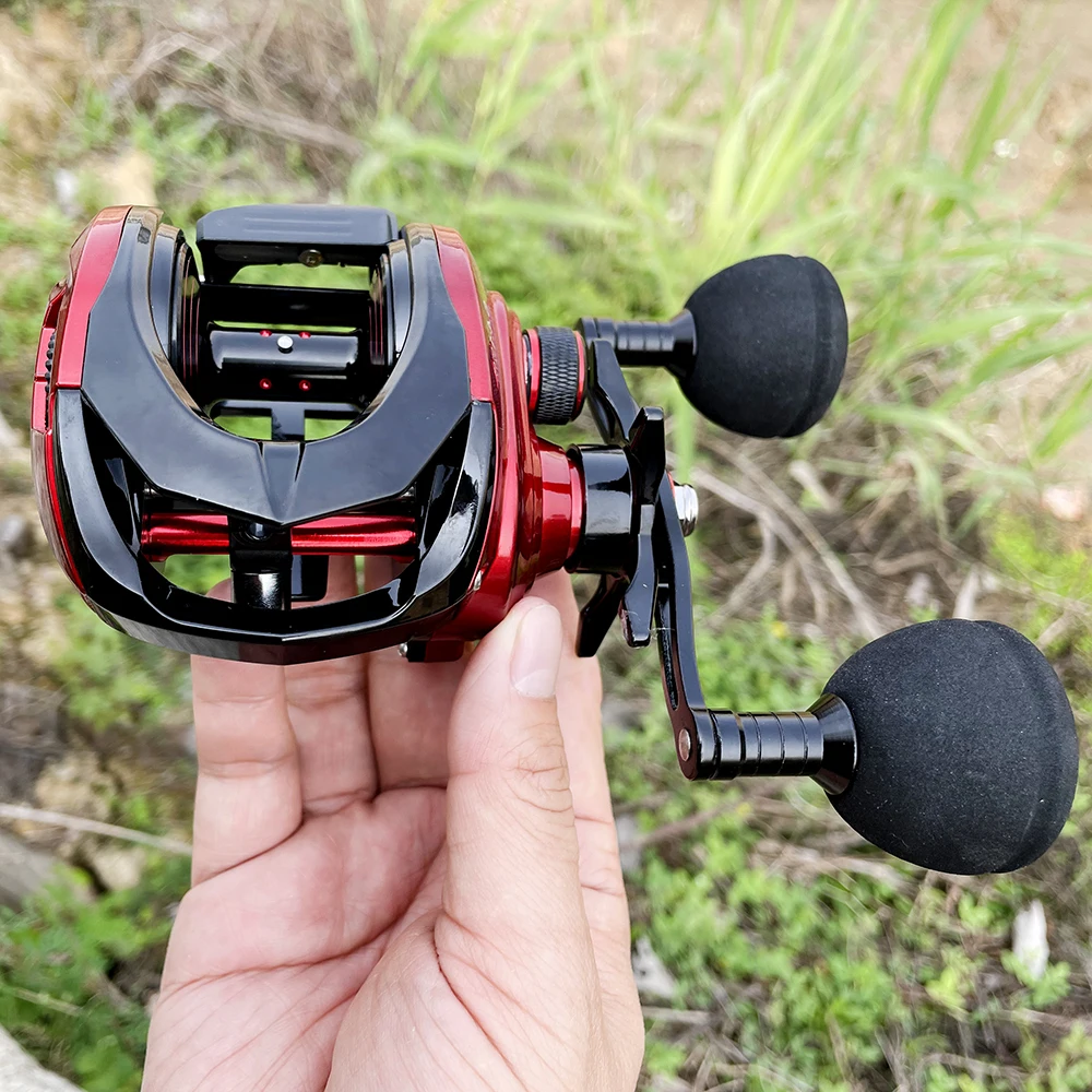 REEL 15 Kg Professional Fishing Reels Baitcast Reels Big Game Baitcasting Jigging Fishing 8+1 BB 6.4:1 Magnetic Brake Sea Bass