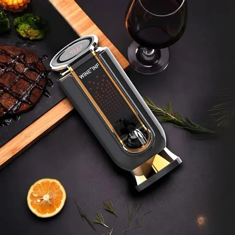 Electric Wine Aerator, Luxury European-Style Wine Decanter Set for Home Use, Automatic Wine Dispenser, Elegant Pouring Device