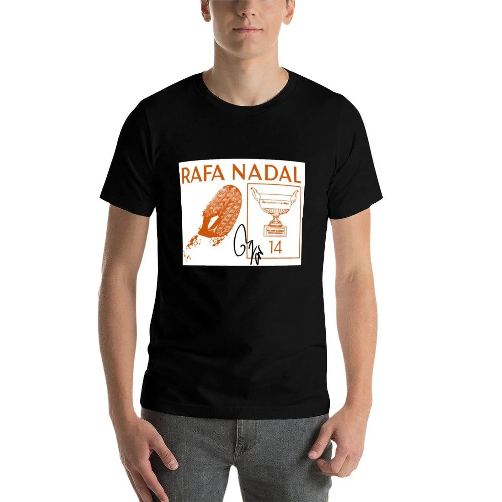 

Merci Rafa Roland Garros 2025 T-Shirt cotton t shirts man 100% t shirts designer T-Shirt