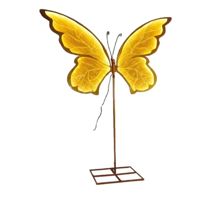 Luminous dynamic butterfly insect modeling garden landscape lighting simulation butterfly decoration