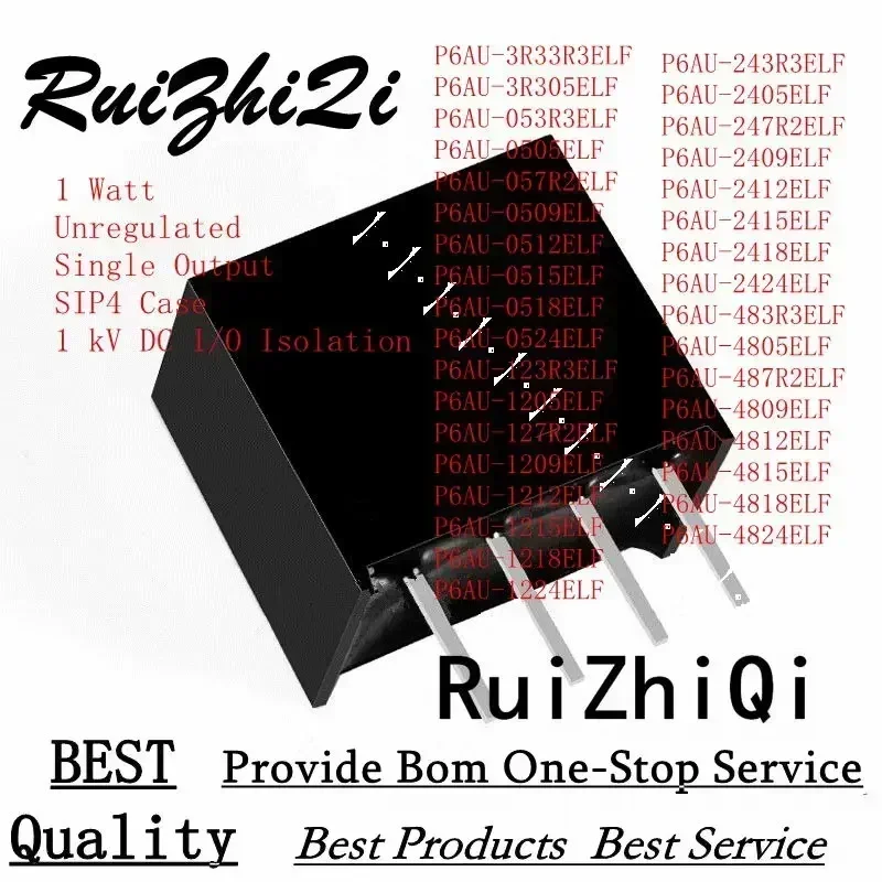 

10PCS/LOT P6AU P6AU- 243R3 2405 247R2 2409 2412 2415 2418 2424 483R3 4805 487R2 4809 4812 4815 4824 ELF SIP DC/DC POWER