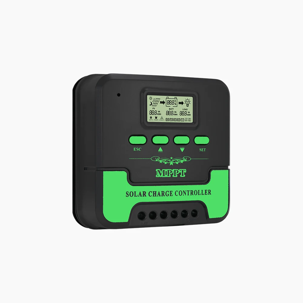 VictorFri MPPT Solar Charge Controller Smart 20A 10A Solar Panel Solar Charge Regulator 12V 24V Battery PV Input 50VDC for Home