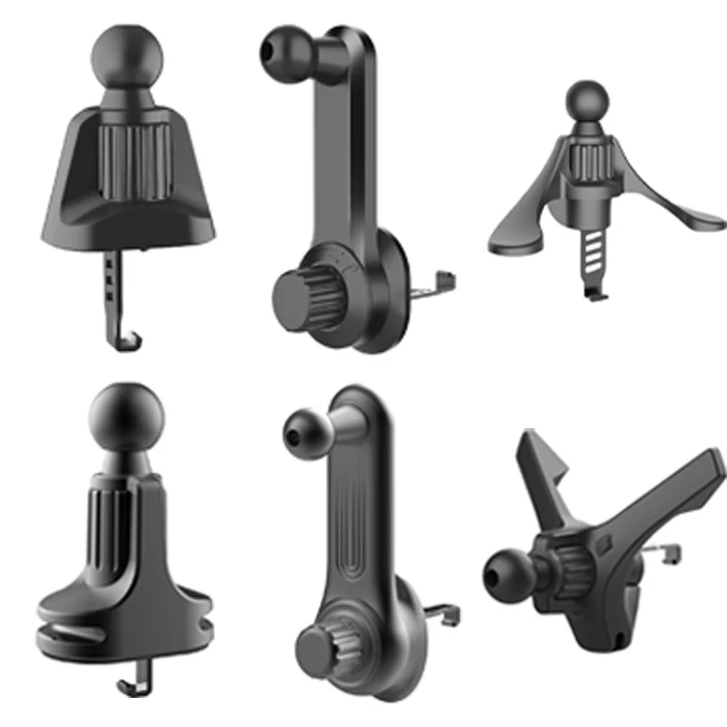 {MX} Multi-style Metal Ball Mount Extension Adapter For Car Air Vent Phone Holder Hook Stand GPS Bracket Auto Accessories