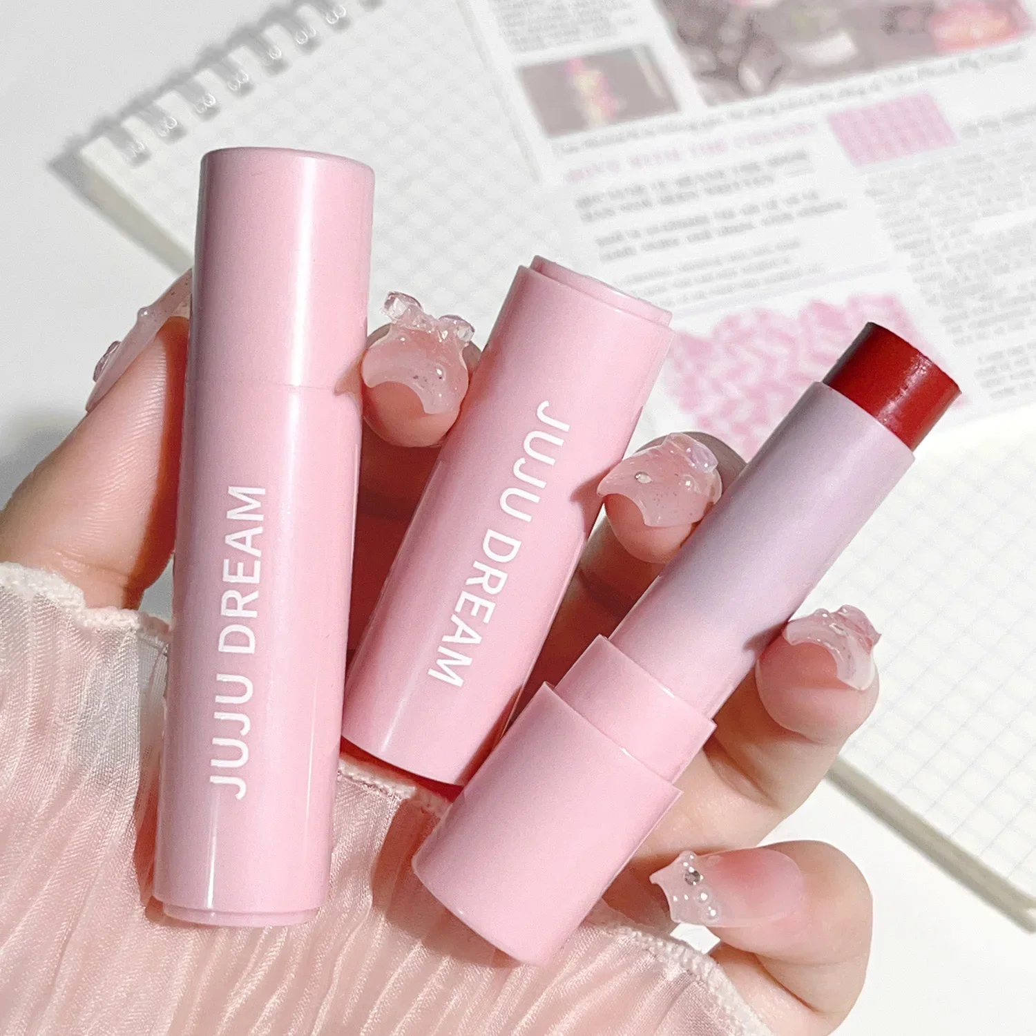 3-teiliges Set Feuchtigkeitsspendend, feuchtigkeitsspendend, aufhellende Lippenlinien, Farbwiedergabe, langanhaltendes Make-up, nährendes Lippenset – Detail 3