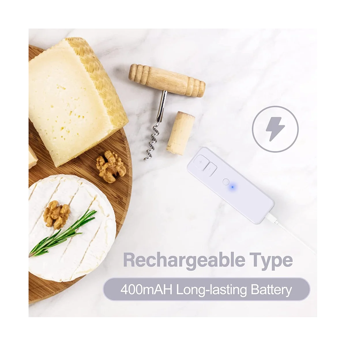 Mini Bag Sealer, Rechargeable Mini Chip Bag Sealer and Cutter with Soft Magnetic, Portable Chip Bag Sealer Machine