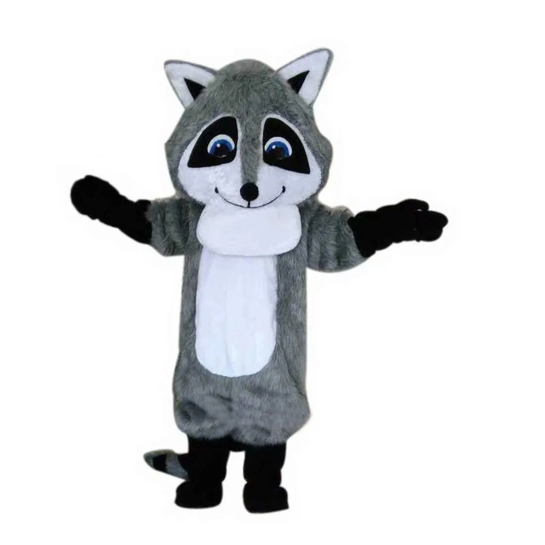 

Raccoon-Cartoon-Mascot-Costume Cute Wild Anime Theme Hot Sale Quality Raccoon Cosplay Fancy Dress for Carnival Fancy Dress Party