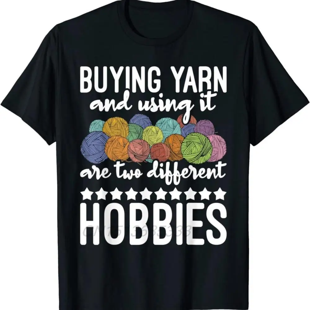 Buying Yarn and Using It  Knitting Knitter Crocheting Men Women Vintage T-shirts Aim Shoot Swear Repeat Darts Man Cotton TShirts